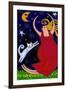 Big Diva Moonlight Goddess Dancing-Wyanne-Framed Giclee Print