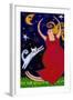 Big Diva Moonlight Goddess Dancing-Wyanne-Framed Giclee Print