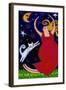 Big Diva Moonlight Goddess Dancing-Wyanne-Framed Giclee Print