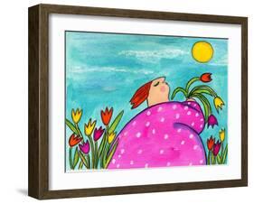 Big Diva My Tulips-Wyanne-Framed Giclee Print