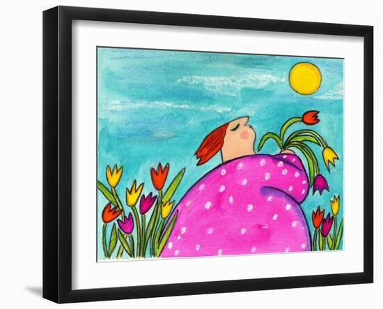 Big Diva My Tulips-Wyanne-Framed Giclee Print
