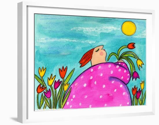 Big Diva My Tulips-Wyanne-Framed Giclee Print