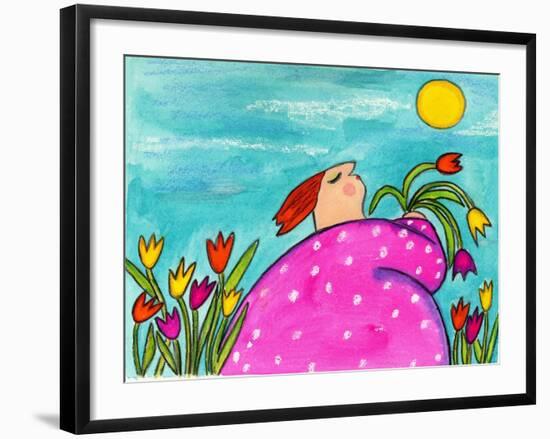 Big Diva My Tulips-Wyanne-Framed Giclee Print