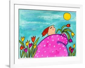 Big Diva My Tulips-Wyanne-Framed Giclee Print