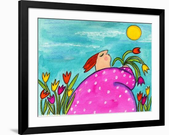 Big Diva My Tulips-Wyanne-Framed Giclee Print