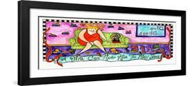 Big Diva Never Too Many Shoes-Wyanne-Framed Giclee Print