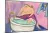 Big Diva Nude and Bath-Wyanne-Mounted Giclee Print