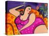 Big Diva Smoking-Wyanne-Stretched Canvas