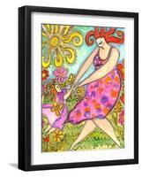 Big Diva Spinning-Wyanne-Framed Giclee Print