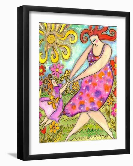 Big Diva Spinning-Wyanne-Framed Giclee Print