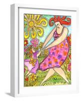 Big Diva Spinning-Wyanne-Framed Giclee Print