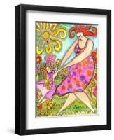 Big Diva Spinning-Wyanne-Framed Giclee Print