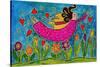 Big Diva Sprinkling Garden with Love-Wyanne-Stretched Canvas