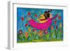 Big Diva Sprinkling Garden with Love-Wyanne-Framed Giclee Print