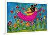 Big Diva Sprinkling Garden with Love-Wyanne-Framed Giclee Print