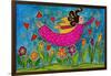 Big Diva Sprinkling Garden with Love-Wyanne-Framed Giclee Print