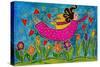 Big Diva Sprinkling Garden with Love-Wyanne-Stretched Canvas