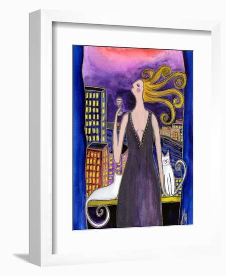 Big Diva Toast of the Town-Wyanne-Framed Giclee Print