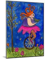 Big Diva Unicycle-Wyanne-Mounted Giclee Print