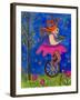 Big Diva Unicycle-Wyanne-Framed Giclee Print