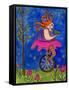 Big Diva Unicycle-Wyanne-Framed Stretched Canvas