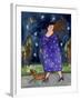 Big Diva Walking Little Dog-Wyanne-Framed Giclee Print