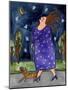 Big Diva Walking Little Dog-Wyanne-Mounted Giclee Print