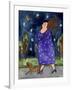 Big Diva Walking Little Dog-Wyanne-Framed Giclee Print