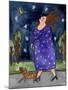 Big Diva Walking Little Dog-Wyanne-Mounted Giclee Print