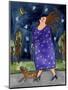 Big Diva Walking Little Dog-Wyanne-Mounted Giclee Print