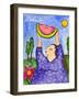 Big Diva with Watermelon-Wyanne-Framed Giclee Print