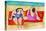 Big Divas Lounging on the Beach-Wyanne-Stretched Canvas