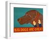 Big Dogs Are Great Choc-Stephen Huneck-Framed Giclee Print