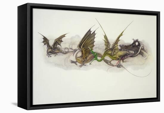 Big Dragons Eat Little Dragons, 1979-Wayne Anderson-Framed Stretched Canvas