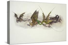 Big Dragons Eat Little Dragons, 1979-Wayne Anderson-Stretched Canvas