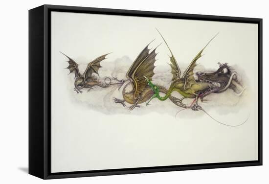 Big Dragons Eat Little Dragons, 1979-Wayne Anderson-Framed Stretched Canvas