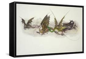 Big Dragons Eat Little Dragons, 1979-Wayne Anderson-Framed Stretched Canvas