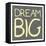 Big Dream Reverse-Milli Villa-Framed Stretched Canvas