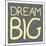 Big Dream Reverse-Milli Villa-Mounted Art Print