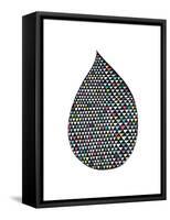 Big Drop Brights-Seventy Tree-Framed Stretched Canvas