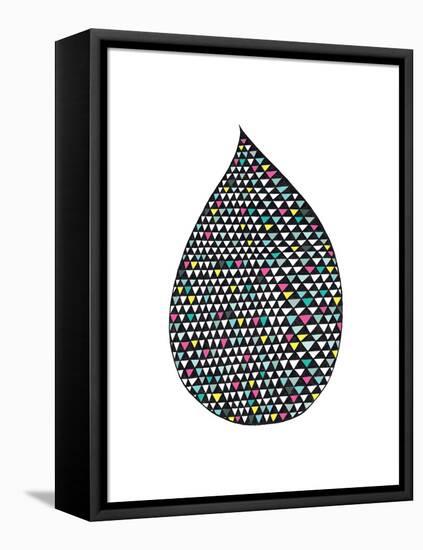 Big Drop Brights-Seventy Tree-Framed Stretched Canvas