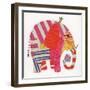 Big Elephant,Little Mouse, 2014,collage-Sarah Battle-Framed Giclee Print