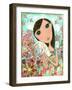 Big Eyed Bunny Girl-Wyanne-Framed Giclee Print