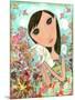 Big Eyed Bunny Girl-Wyanne-Mounted Premium Giclee Print