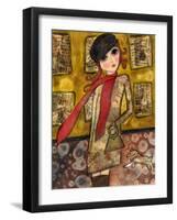 Big Eyed City Girl-Wyanne-Framed Giclee Print