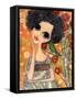 Big Eyed Girl a Birdy Told Me-Wyanne-Framed Stretched Canvas