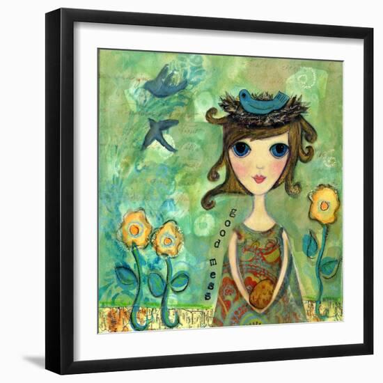 Big Eyed Girl a Good Mess-Wyanne-Framed Giclee Print