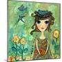 Big Eyed Girl a Good Mess-Wyanne-Mounted Giclee Print