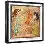 Big Eyed Girl Best Friends-Wyanne-Framed Giclee Print