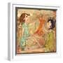 Big Eyed Girl Best Friends-Wyanne-Framed Giclee Print